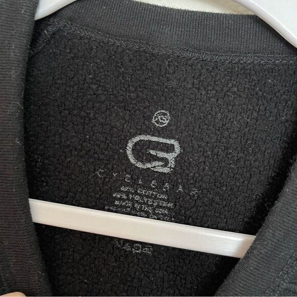 Cyclebar Black Full Length Logo Sweatshirt Size X-Small - Picture 3 of 3